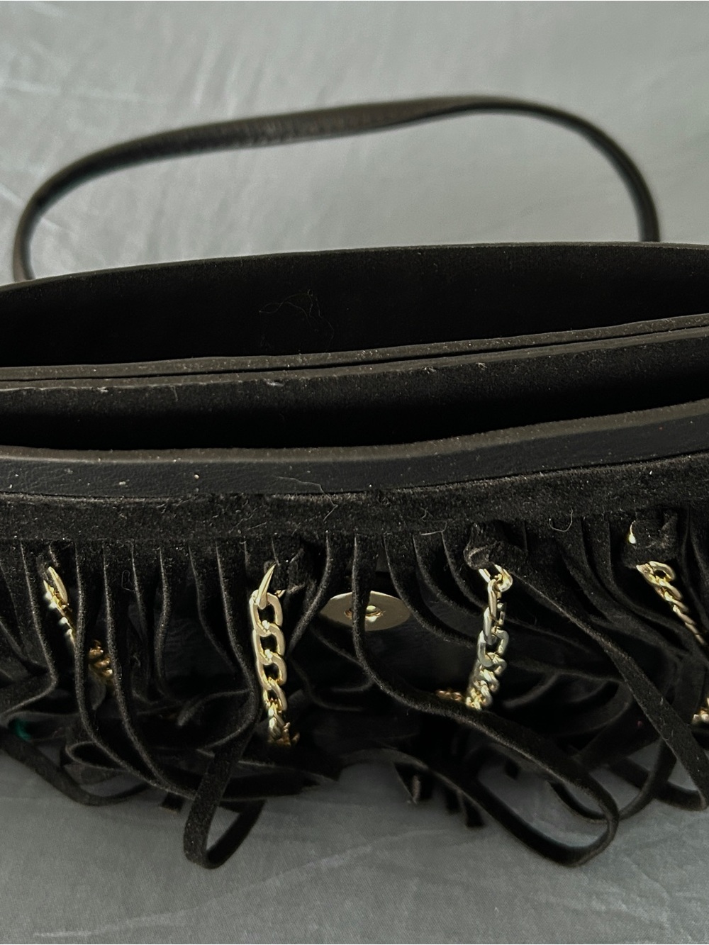Gothic Punk Fringe Crossbody Bag EUC! - Picture 6 of 9